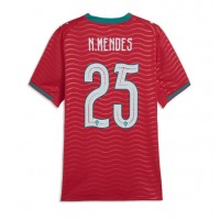 Billiga Portugal Nuno Mendes #25 Hemma fotbollskläder Dam VM 2026 Kortärmad